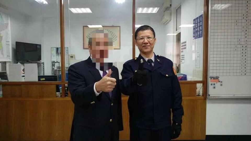 台南市警局秘書室主任莊武能，涉恐嚇取財案法官裁定10交保。（圖：苗栗縣警局粉絲團）