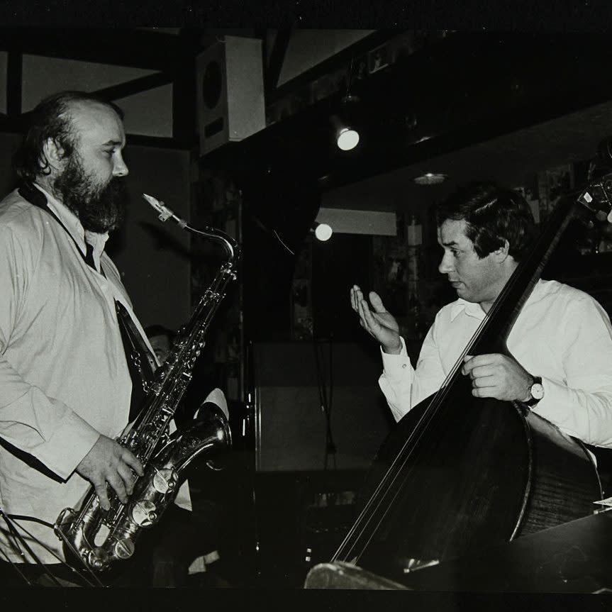 On stage with Chris Laurence in 1980 - National Jazz Archive/Heritage Images/Getty Images