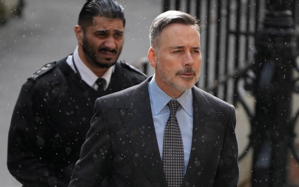 David Furnish was the only one of the celebrity claimants to be in court on Thursday - AP/Alastair Grant