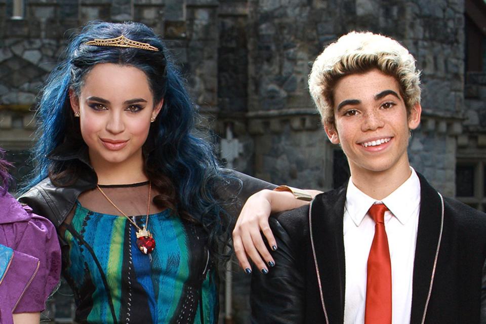 Sofia Carson as Evie and Cameron Boyce