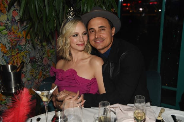 Candice Accola and Joe King<p>Denise Truscello/Getty Images for The Mayfair Supper Club at Bellagio Las Vegas</p>