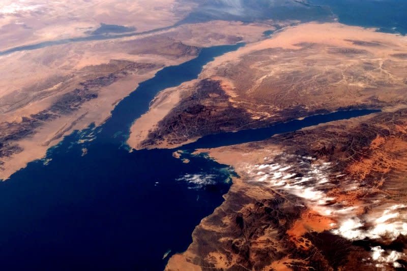 On November 30, 1975, Israel pulled out of a 93-mile-long corridor along the Gulf of Suez as part of an interim peace agreement with Egypt. Israel captured oil fields along the corridor in the 1967 Six-Day War with Egypt, Jordan and Syria. File Photo courtesy NASA