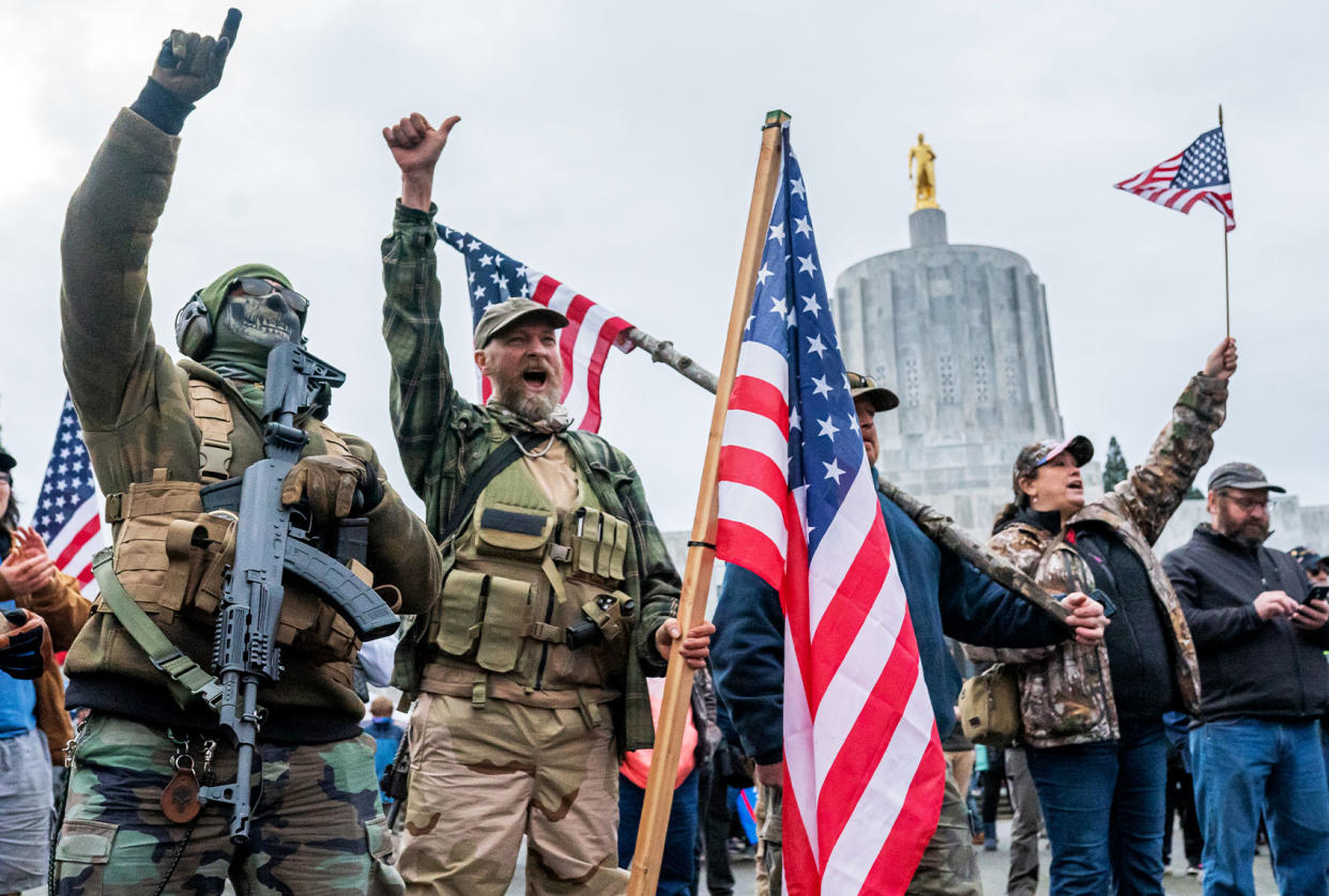 Capitol Riot; Trump Supporters Nathan Howard/Getty Images