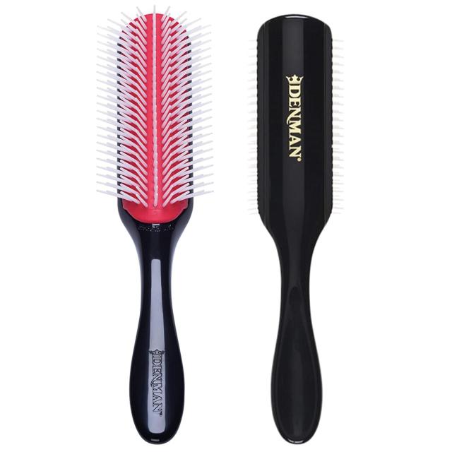 Sam Villa Signature Series Nylon & Boar Bristle Hair Brush 6-Piece Styling Brush Set with Case