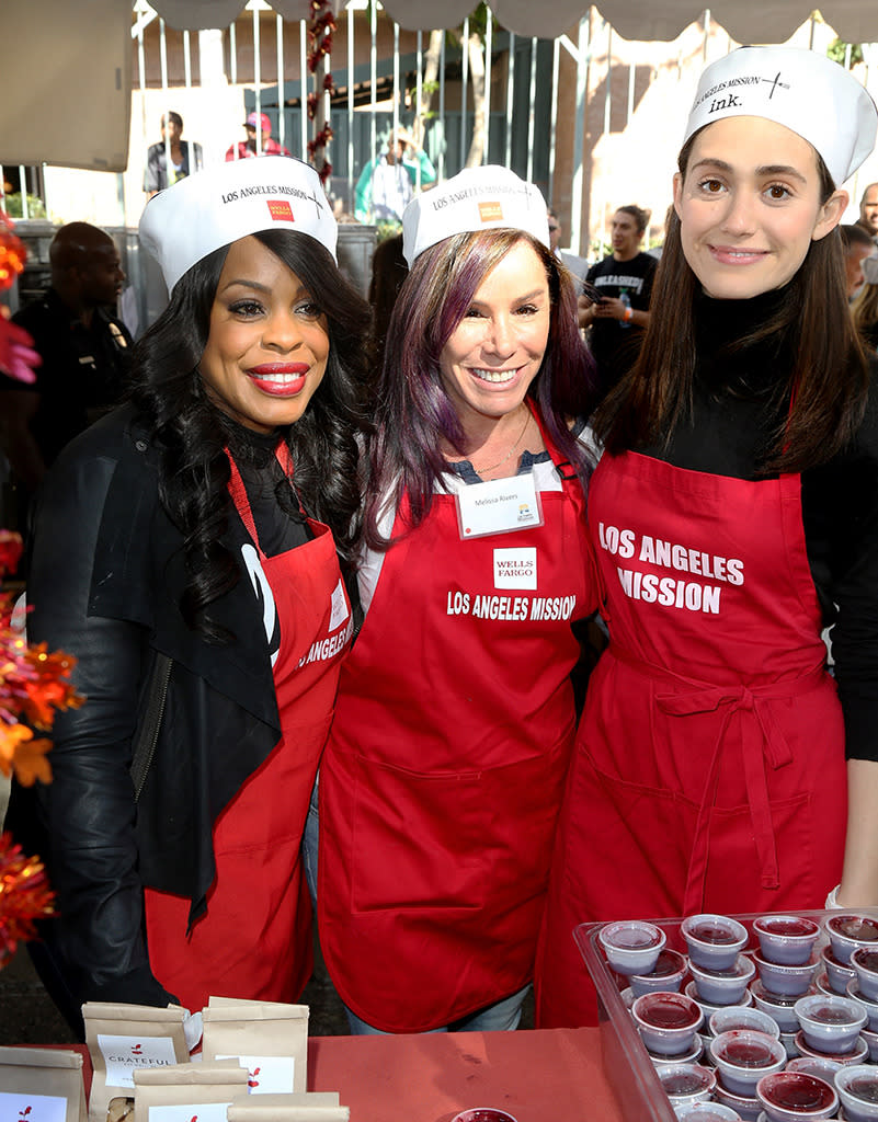 Niecy Nash, Melissa Rivers, and Emmy Rossum.