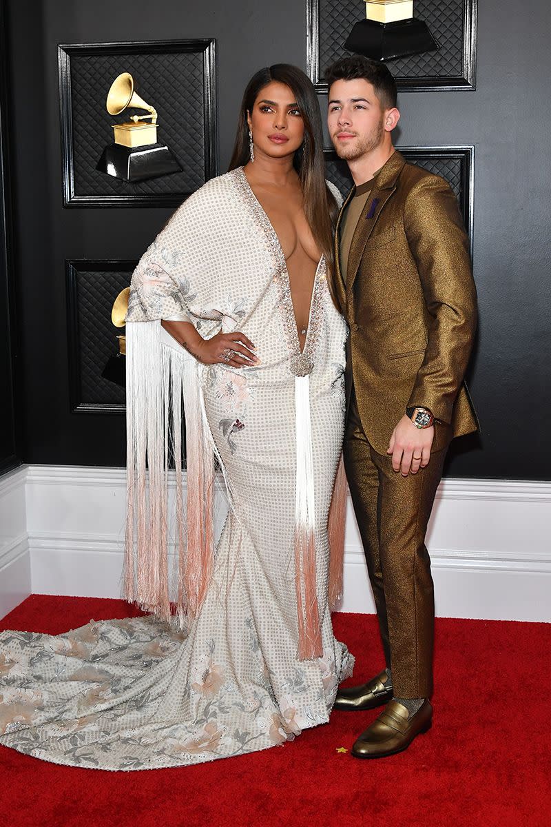 Grammy Awards cute couples - Priyanka Chopra and Nick Jonas