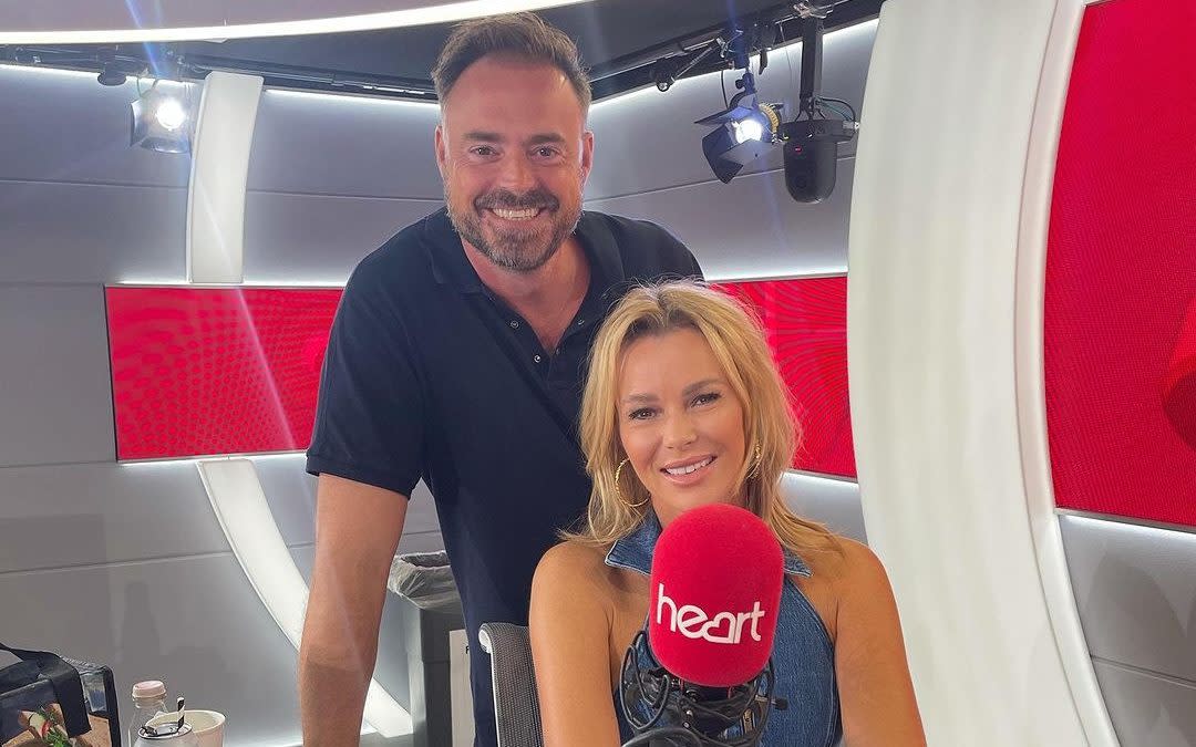 Amanda Holden paid tribute to Jamie Theakston after her Heart Breakfast co-host announced his cancer diagnosis