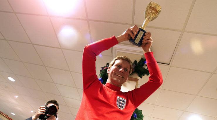 <p>Who could forget the famous image of Moore lifting the World Cup? Oh, right… </p>