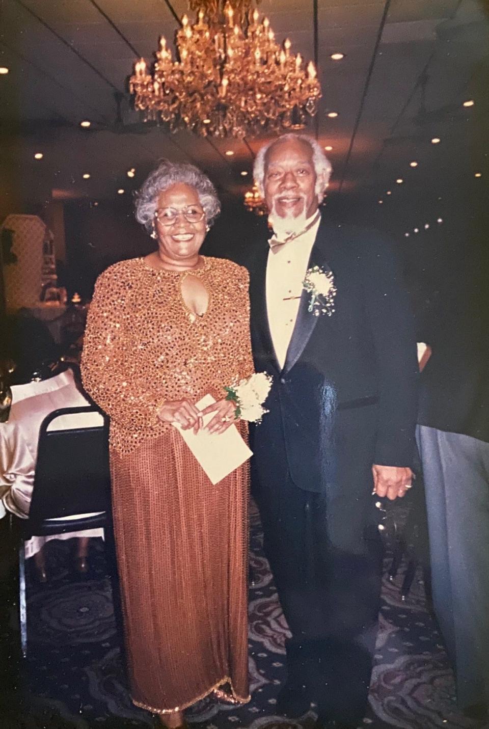 As husband and wife, Thomas and Nellie Bostick were an inseparable pair, their children said. Here, in 1997, they celebrated their 50th wedding anniversary at the Mapledale Party House. In total, they reached 76 years of marriage.