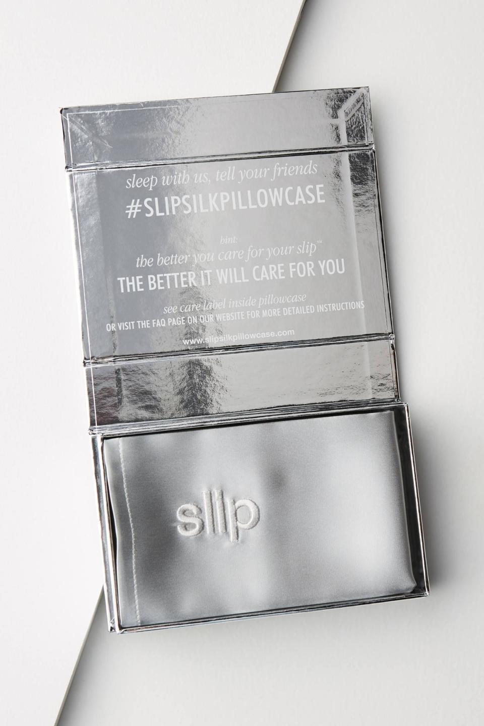 12) Slip Silk Pillowcase