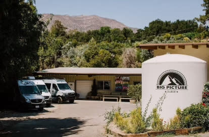 The water tower on Big Picture Ranch