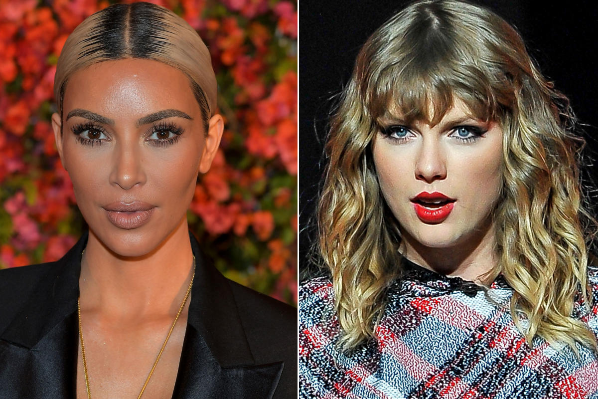 Kim Kardashian posts snapshot of Kanye’s “Famous” exhibition featuring naked “Taylor Swift” – and fans are angry