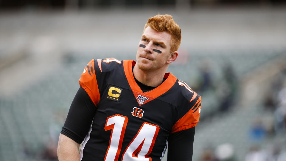 Andy Dalton will reportedly have a say in his next landing spot. (AP Photo/Frank Victores)