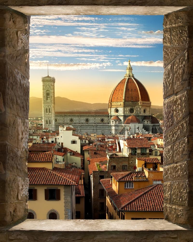 View on Cattedrale di Santa Maria del Fiore in Florence.