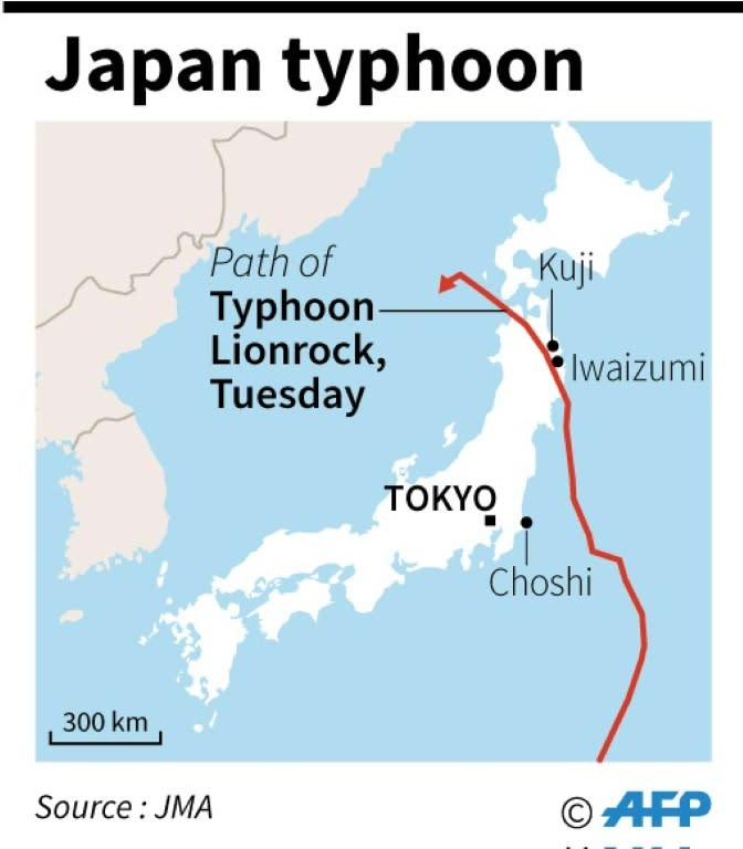 Japan typhoon