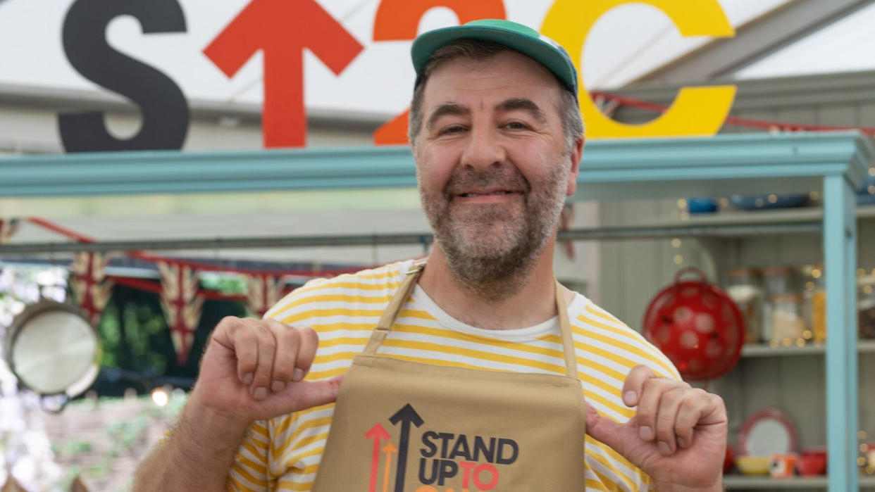 David O'Doherty was the fan favourite contestant on The Great Celebrity Bake Off. (Channel 4)