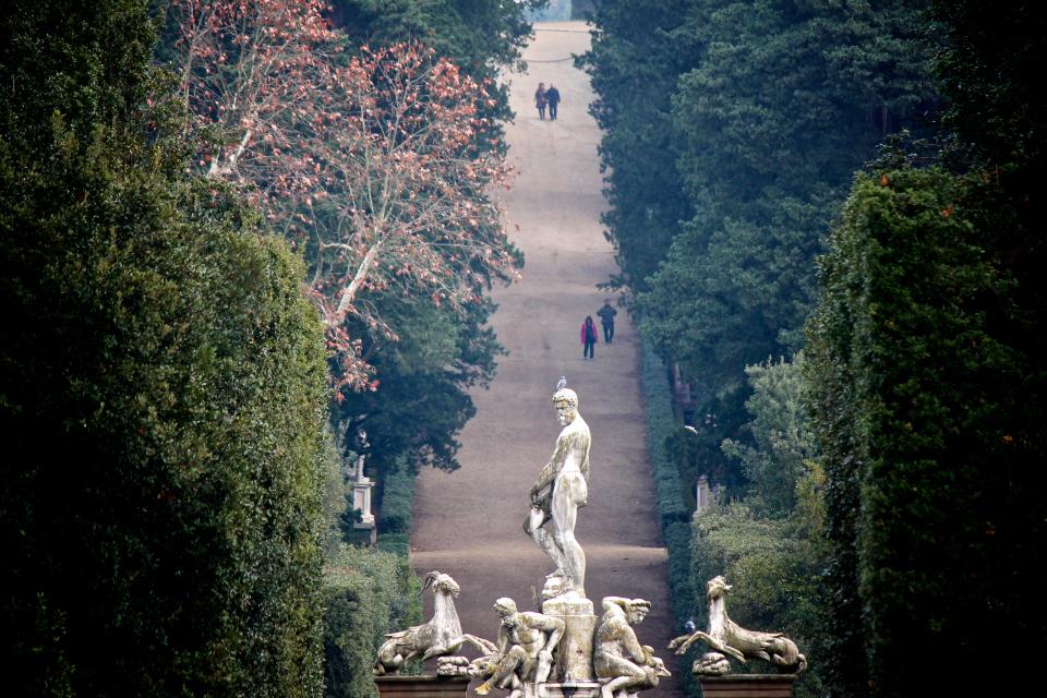 The Boboli Gardens in Florence, Italy