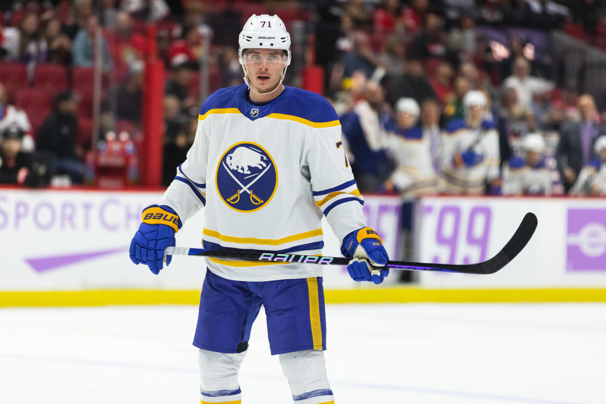 Buffalo Sabres Right Wing Victor Olofsson (71) has fantasy value