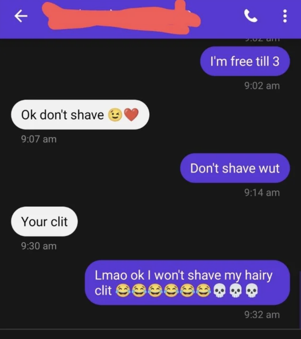 "Your clit"