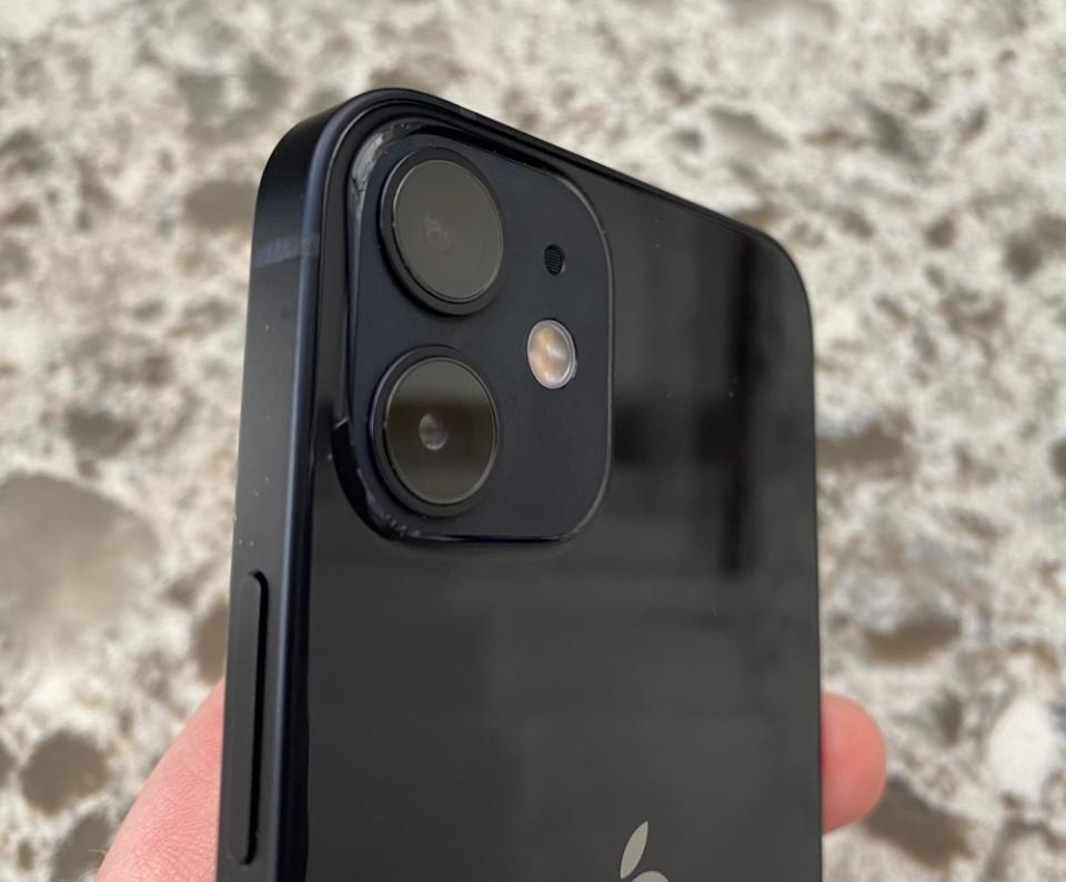 The iPhone 12 mini gets a dual-camera system with ultra-wide angle and wide-angle lenses. (Image: Daniel Howley)