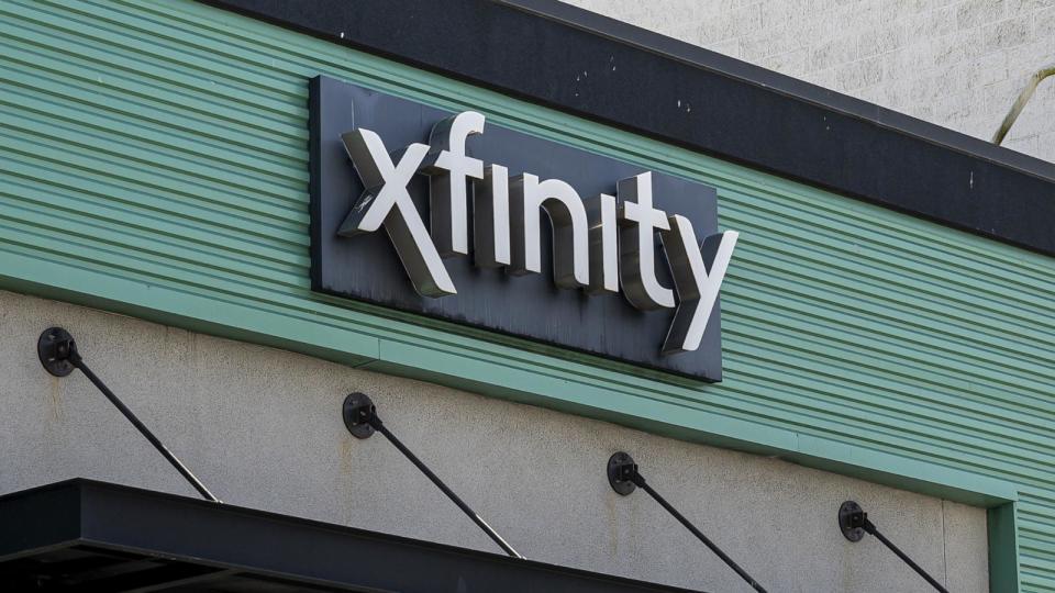 PHOTO: In this Sept. 26, 2023 file photo, a Comcast Xfinity store is shown in Daly City, Calif. (David Paul Morris/Bloomberg via Getty Images, FILE)