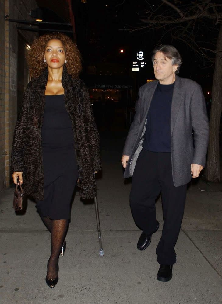 The couple leaving dinner in N.Y.C. in November 2003.