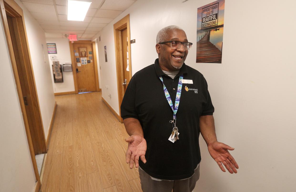 Luther Knight was once a resident at the Spiritus Christi Prison Outreach. After fighting addiction he is now a case manager and kitchen manage for the organization. The program received $2 million grant.