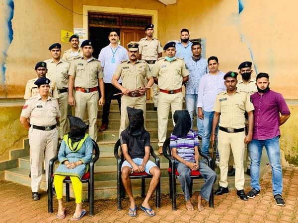 Pernem police seize drugs worth Rs 1 crore, 3 held (Photo/ANI)