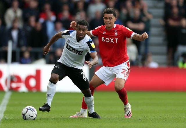 Derby County v Nottingham Forest – Sky Bet Championship – Pride Park Stadium