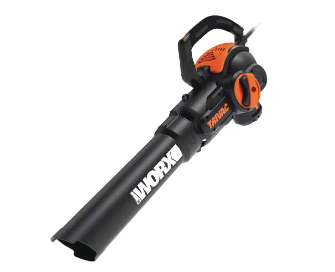 WORX WG522 Trivac 12 Amp 3-in-1 Electric Vacuum Blower. Image via Canadian Tire.