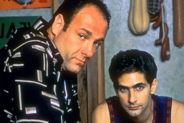 Anthony Neste/Getty James Gandolfini and Michael Imperioli on ‘The Sopranos’