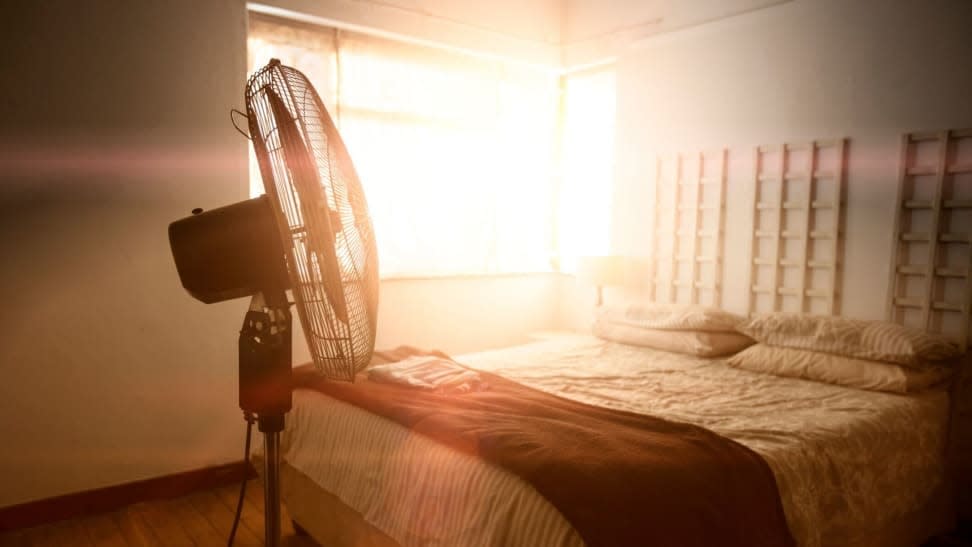 Keeping your bedroom cool at night can give your sleep quality a boost.