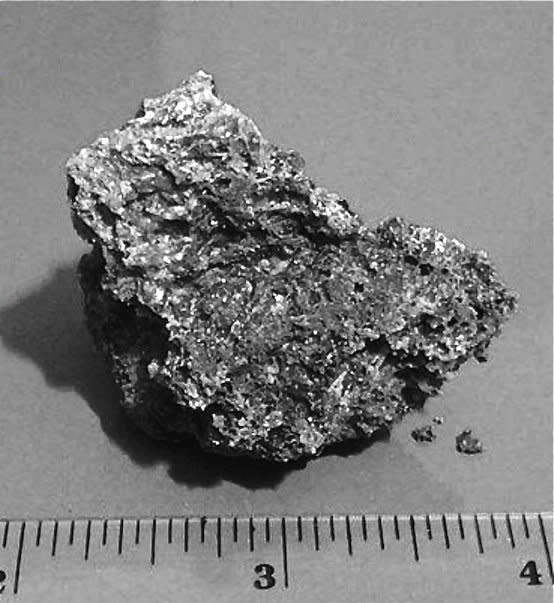 Pictured is a small piece of a meteorite that fell near the ancient Sri Lanka city of Polonnaruwa on Dec. 29, 2012. Using a scanning electron microscope, scientists at the U.K.'s Buckingham Center for Astrobiology and Cardiff University produced the following images. Note: the measurements on the images are indicated in micrometers. To understand how small these fossilized objects are, 1 meter = approximately 3 feet, while 1 micrometer = 1 millionth of a meter.
