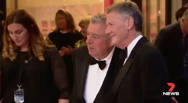 Jones with Monty Python pal Michael Palin. Source: 7News