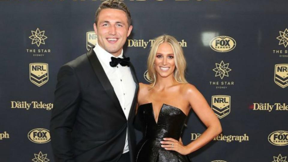 NRL star Sam Burgess and wife Phoebe are said to have called time on their marriage. Source: Getty