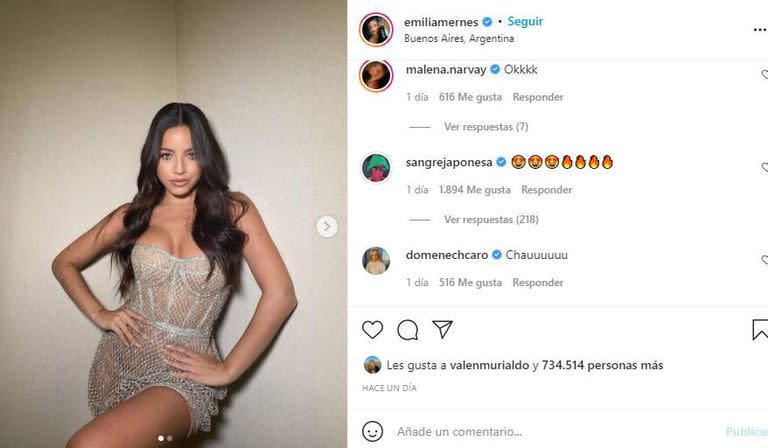 La China Su Rez Le Coment Una Foto A Emilia Mernes Y Los Fans De La Cantante La Liquidaron