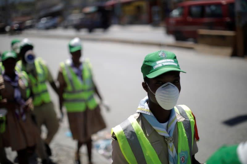 Haitian Scouts take part in COVID-19 prevention campaign in Port-au-Prince