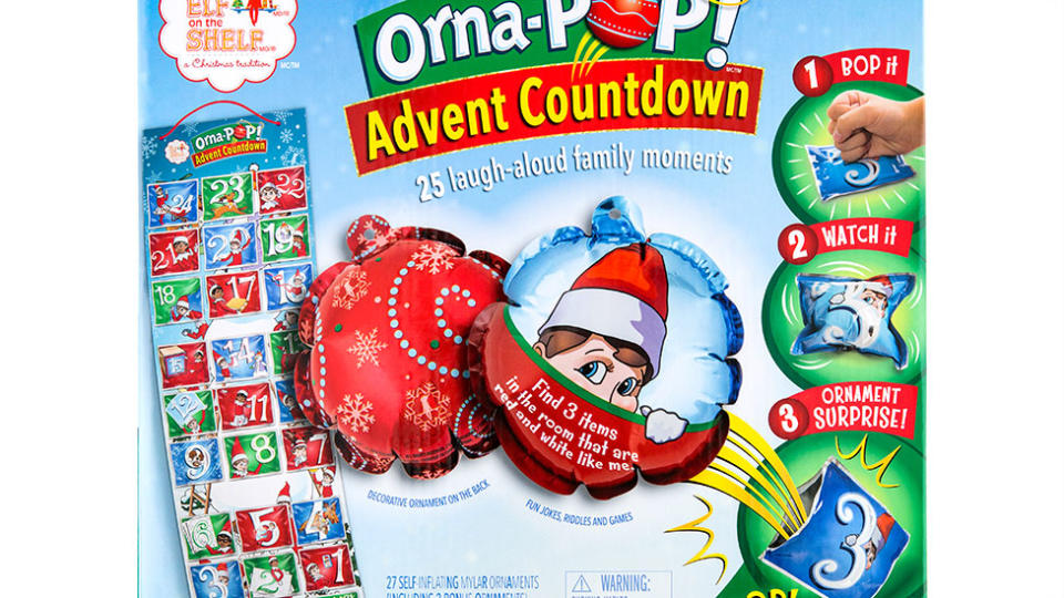 Elf on the Shelf advent calendar