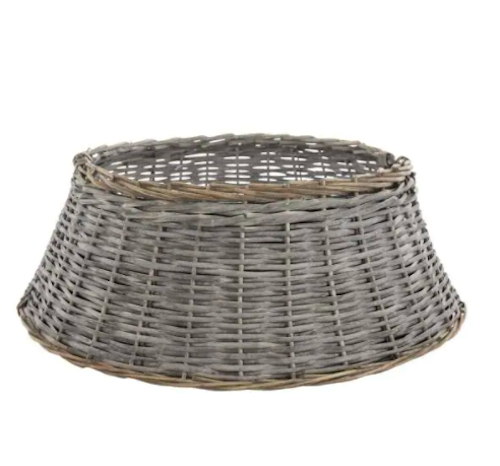 Also Consider: Home Accents Holiday Brown Rattan Christmas Tree Collar