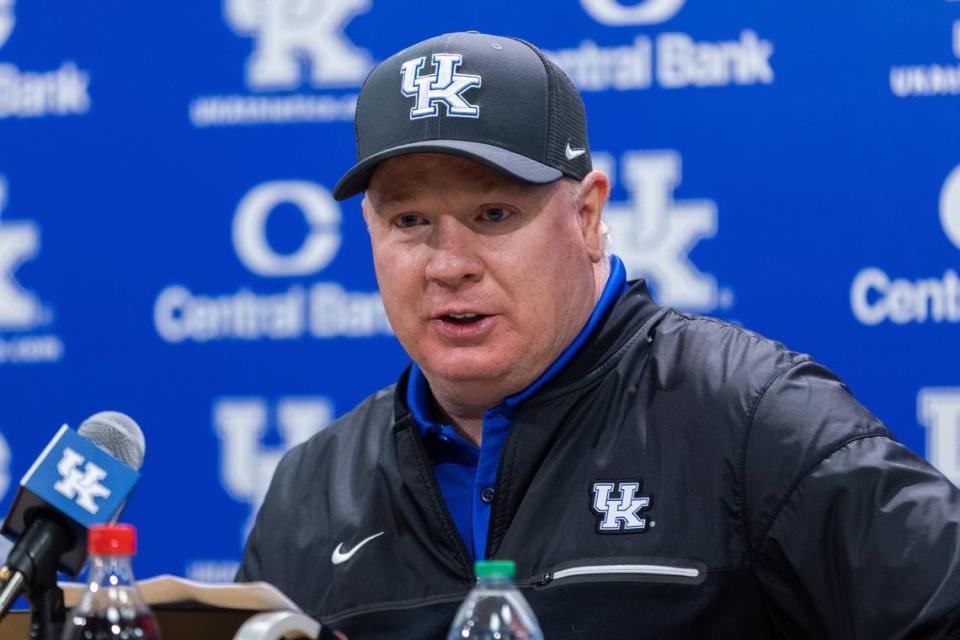 Mark Stoops (59-53) needs two more victories to pass Bear Bryant (60-23-5) as the all-time wins leader in Kentucky football coaching history.