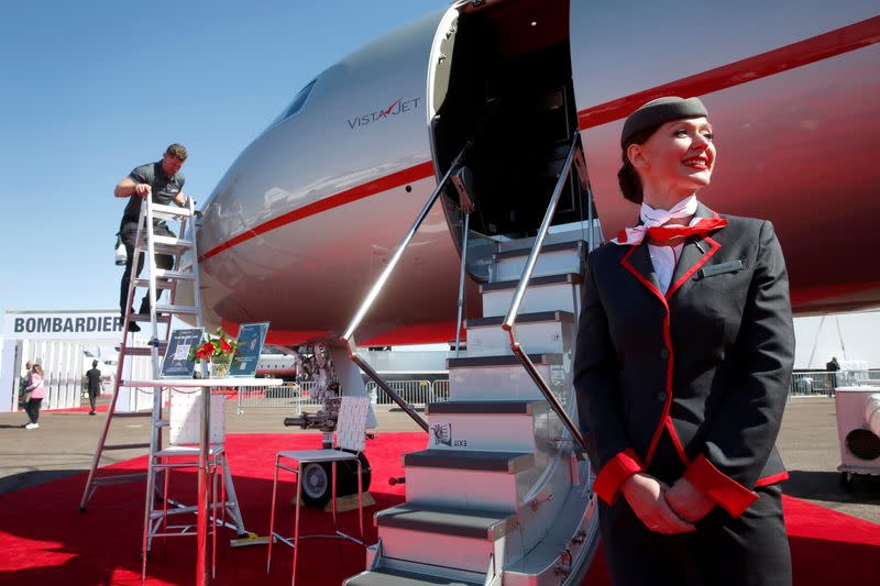 FILE PHOTO: World's largest air show for business jets opens, in Henderson