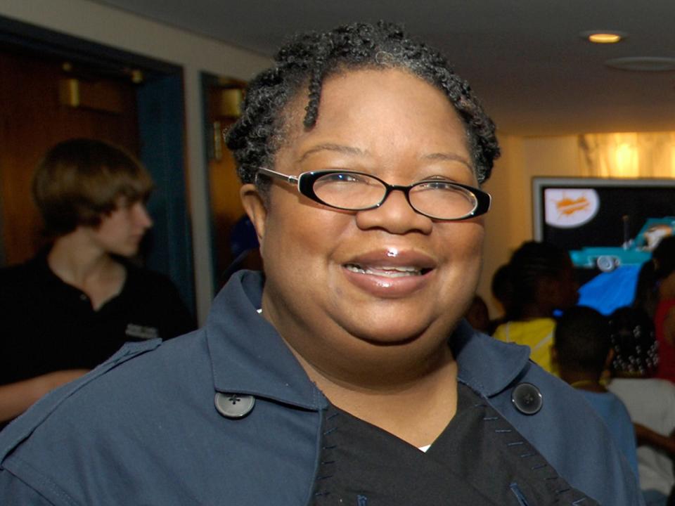 Janice Burgess, creator of "The Backyardigans," at a Nickelodeon luncheon at the National Press Club on June 28, 2005, in Washington.