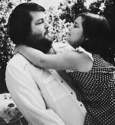 <p>Carnie Wilson/Instagram</p> Carnie Wilson with dad Brian Wilson in March 1976