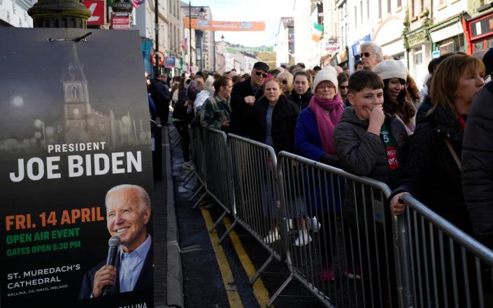 Mr Biden ballina - AP Photo/Christophe Ena