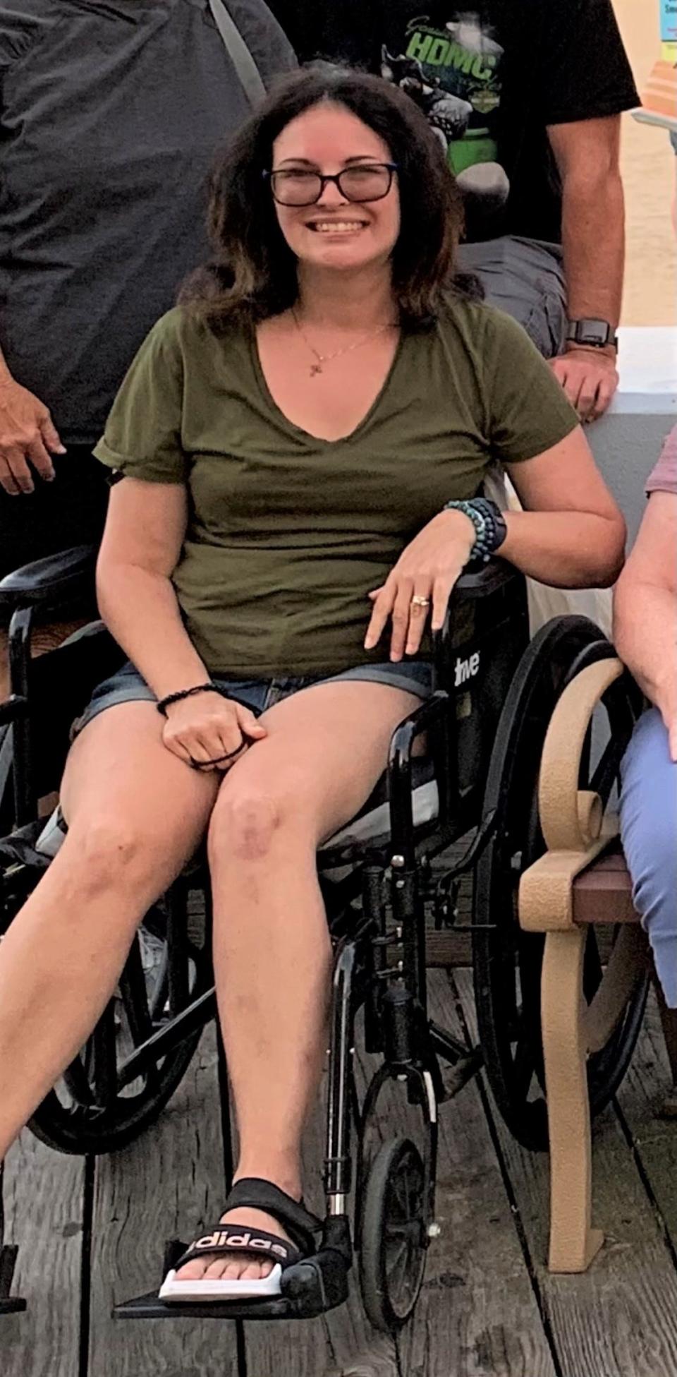 Like all patients who suffer from Huntington's disease, Heather DeHaven's condition has deteriorated as the condition has progressed.