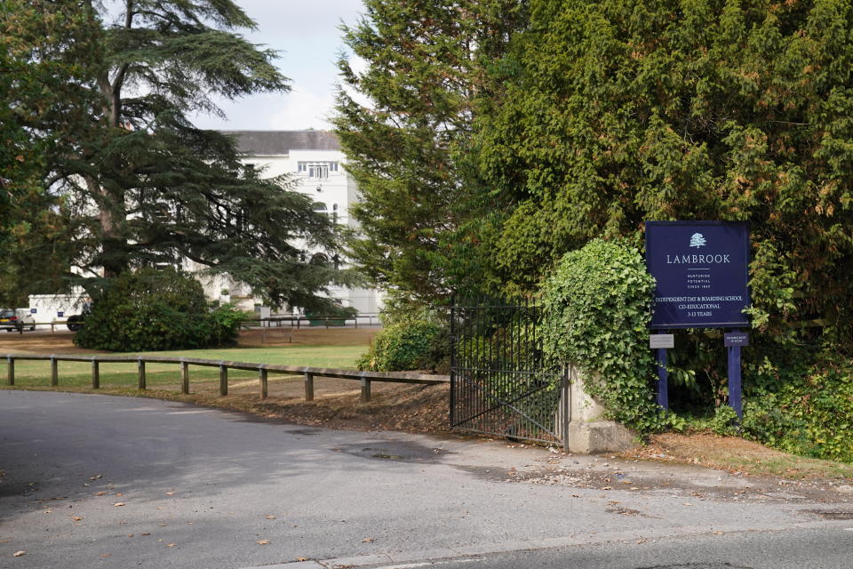 The co-educational private Lambrook School in Ascot near Windsor Castle. (Getty Images)