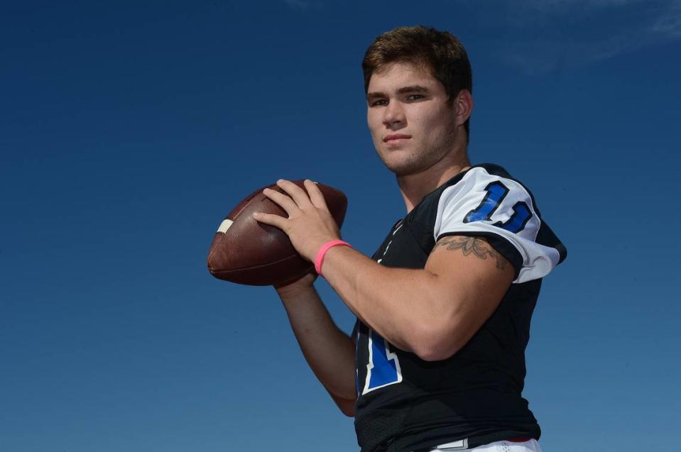 Committed to UNC as a baseball player, Lake Norman’s Josh Ladowski is putting up some zany numbers on the football field, like last Friday when he accounted for nearly 600 yards and 7 TDs in a win over North Iredell.