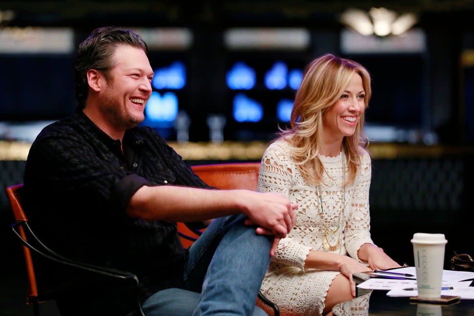 Blake Shelton and Sheryl Crow