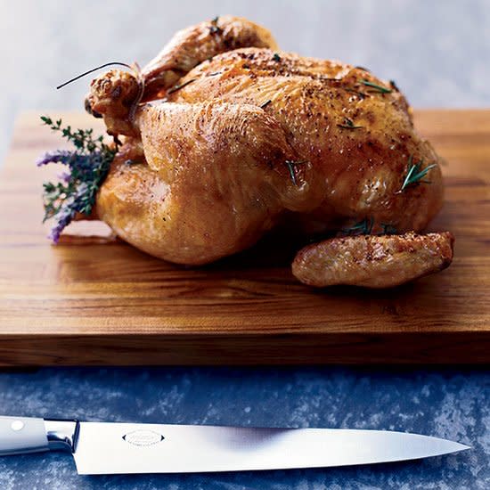 Roasted Chicken with Herb Jus