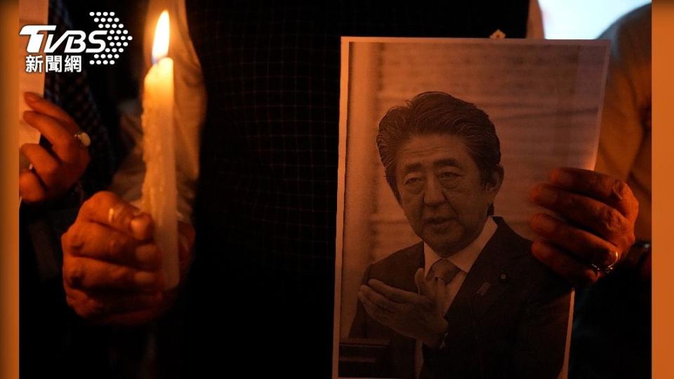 日本前首相安倍遭槍擊身亡。（圖／達志影像美聯社）